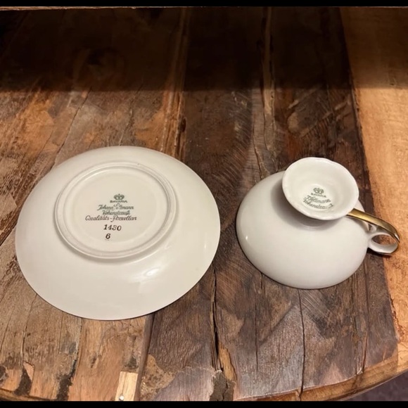 Vintage Bavarian Demitasse Espresso Cup & Saucer, Turkish Coffee Cup - Picture 13 of 13